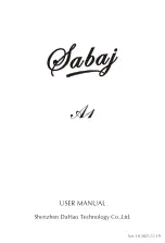 Preview for 8 page of Sabaj A1 User Manual