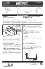 Saber Compact K00AA3314 Installation Manual preview