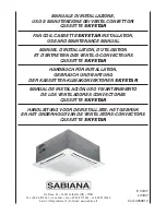 Sabiana SkyStar Installation, Use And Maintenance Manual preview