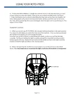 Предварительный просмотр 15 страницы SAC ROTO-PRESS 1095 Operator'S & Parts Manual