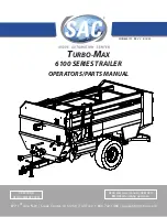 SAC Turbo-Max 6100 Series Operator'S & Parts Manual preview