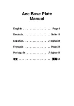 Preview for 3 page of Sachtler Ace Manual