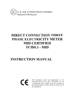 Saci TCIDL1 - MID Instruction Manual предпросмотр