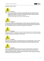 Preview for 5 page of Sacmi CHS Series Instructions Manual