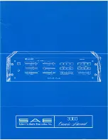 Предварительный просмотр 1 страницы SAE 3000 Owner'S Manual