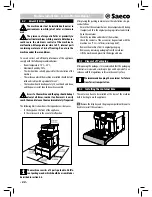 Preview for 28 page of Saeco Aulika SUP040R Operating Instructions Manual