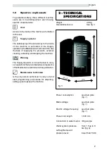 Предварительный просмотр 7 страницы Saeco ESPRESSO SG200E Operation & Maintenance Manual