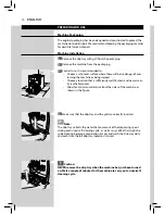 Предварительный просмотр 12 страницы Saeco HD9712 Incanto Executive User Manual