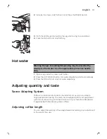 Preview for 19 page of Saeco Incanto HD8911 Manual