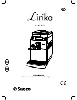 Saeco Lirika User Manual preview