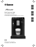 Saeco Minuto HD8662 Quick Instruction Manual preview