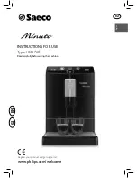 Saeco Minuto HD8760 Instructions For Use Manual preview