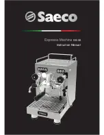 Saeco SE-50 Instruction Manual preview