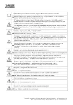 Preview for 2 page of SAER Elettropompe AP Series User Manual