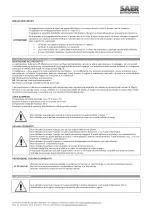 Preview for 7 page of SAER Elettropompe AP Series User Manual