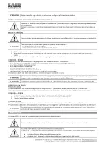 Preview for 10 page of SAER Elettropompe AP Series User Manual