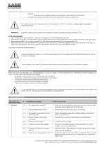 Preview for 18 page of SAER Elettropompe AP Series User Manual