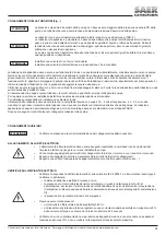 Preview for 15 page of SAER Elettropompe IR Use And Maintenance Manual