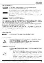 Preview for 25 page of SAER Elettropompe IR Use And Maintenance Manual