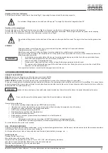 Preview for 21 page of SAER Elettropompe NCB Use And Maintenance Manual