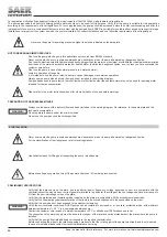 Preview for 22 page of SAER Elettropompe NCB Use And Maintenance Manual