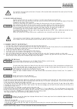 Preview for 23 page of SAER Elettropompe NCB Use And Maintenance Manual