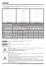 Preview for 24 page of SAER Elettropompe NCB Use And Maintenance Manual