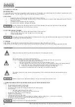 Preview for 26 page of SAER Elettropompe NCB Use And Maintenance Manual