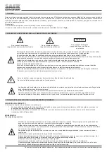 Preview for 30 page of SAER Elettropompe NCB Use And Maintenance Manual