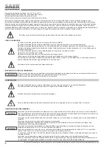 Preview for 32 page of SAER Elettropompe NCB Use And Maintenance Manual