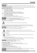 Preview for 35 page of SAER Elettropompe NCB Use And Maintenance Manual