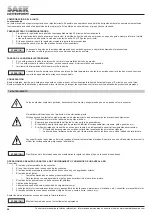 Preview for 36 page of SAER Elettropompe NCB Use And Maintenance Manual