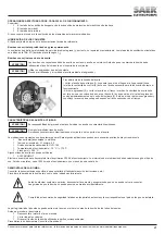 Preview for 37 page of SAER Elettropompe NCB Use And Maintenance Manual