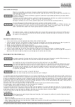 Preview for 43 page of SAER Elettropompe NCB Use And Maintenance Manual