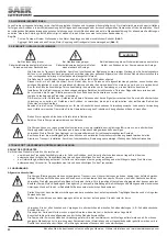 Preview for 50 page of SAER Elettropompe NCB Use And Maintenance Manual