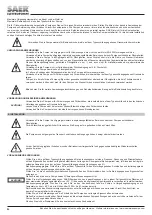 Preview for 52 page of SAER Elettropompe NCB Use And Maintenance Manual