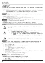 Preview for 56 page of SAER Elettropompe NCB Use And Maintenance Manual