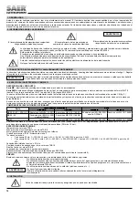 Предварительный просмотр 16 страницы SAER Elettropompe PMK Series Manual