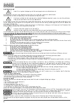 Предварительный просмотр 26 страницы SAER Elettropompe PMK Series Manual