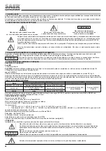 Предварительный просмотр 28 страницы SAER Elettropompe PMK Series Manual