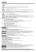 Предварительный просмотр 30 страницы SAER Elettropompe PMK Series Manual