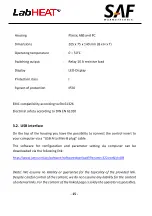 Предварительный просмотр 15 страницы SAF LabHEAT KM-RX1001 Operating Manual