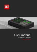 SAF Spectrum Compact User Manual предпросмотр