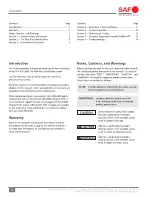 Preview for 2 page of SAF Tire Pilot Plus Installation And Operation Manual