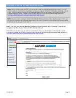 Предварительный просмотр 13 страницы SAFARI T-420 Installation Manual