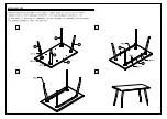 Предварительный просмотр 2 страницы Safavieh Furniture Acre DTB5800A Manual