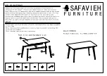 Предварительный просмотр 1 страницы Safavieh Furniture Alarick DTB5805A Manual