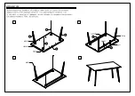 Предварительный просмотр 2 страницы Safavieh Furniture Alarick DTB5805A Manual