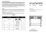 Safavieh Furniture AMH5737 Quick Manual предпросмотр