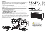 Предварительный просмотр 1 страницы Safavieh Furniture Axelle DRS9601 Manual